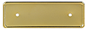 Metal Badge Frame - Gold no Pin 15/16 x 2-15/16